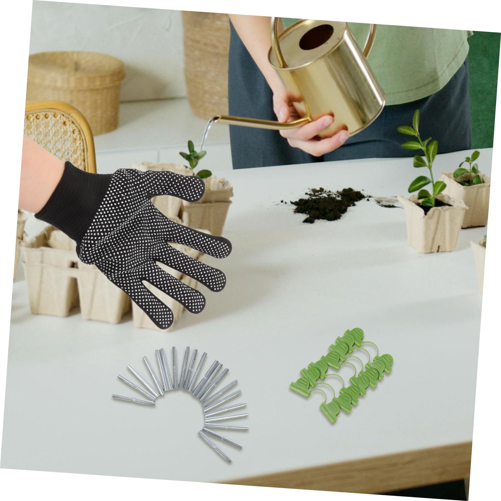 Didiseaon Set di Supporti Modulari per Serra e Tunnel Orto Agricolo | Colture in Serra, Aree Agricole e Spazi Verdi, Struttura Fibre, Plastica e Tessuto, Kit