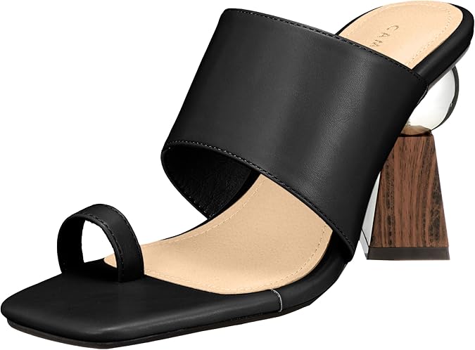 Amazon ランダ サンダル Camille Bis Randa ヒールコンシャストゥループサンダル レディース Cs Black 24 5 Cm 2e Randa ランダ ファッションサンダル