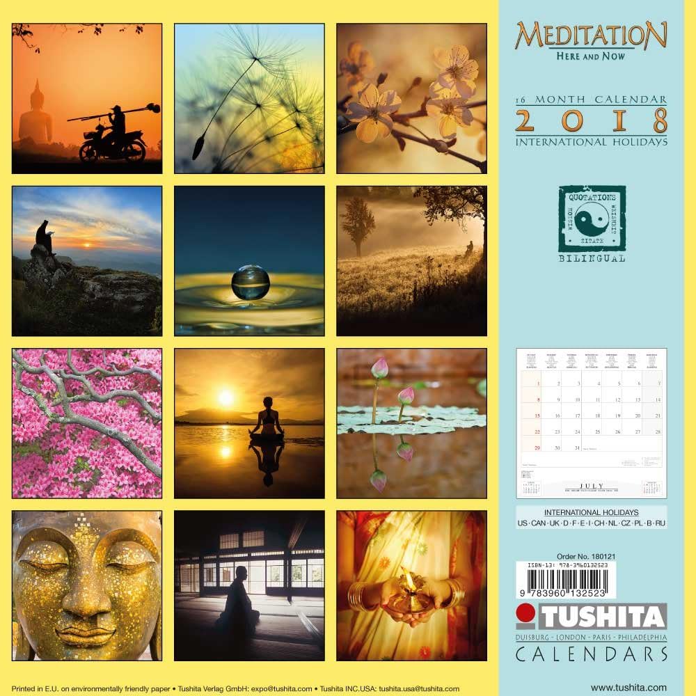 Meditation 2018 (Mindful Editions) Calendar – 27 July 2017