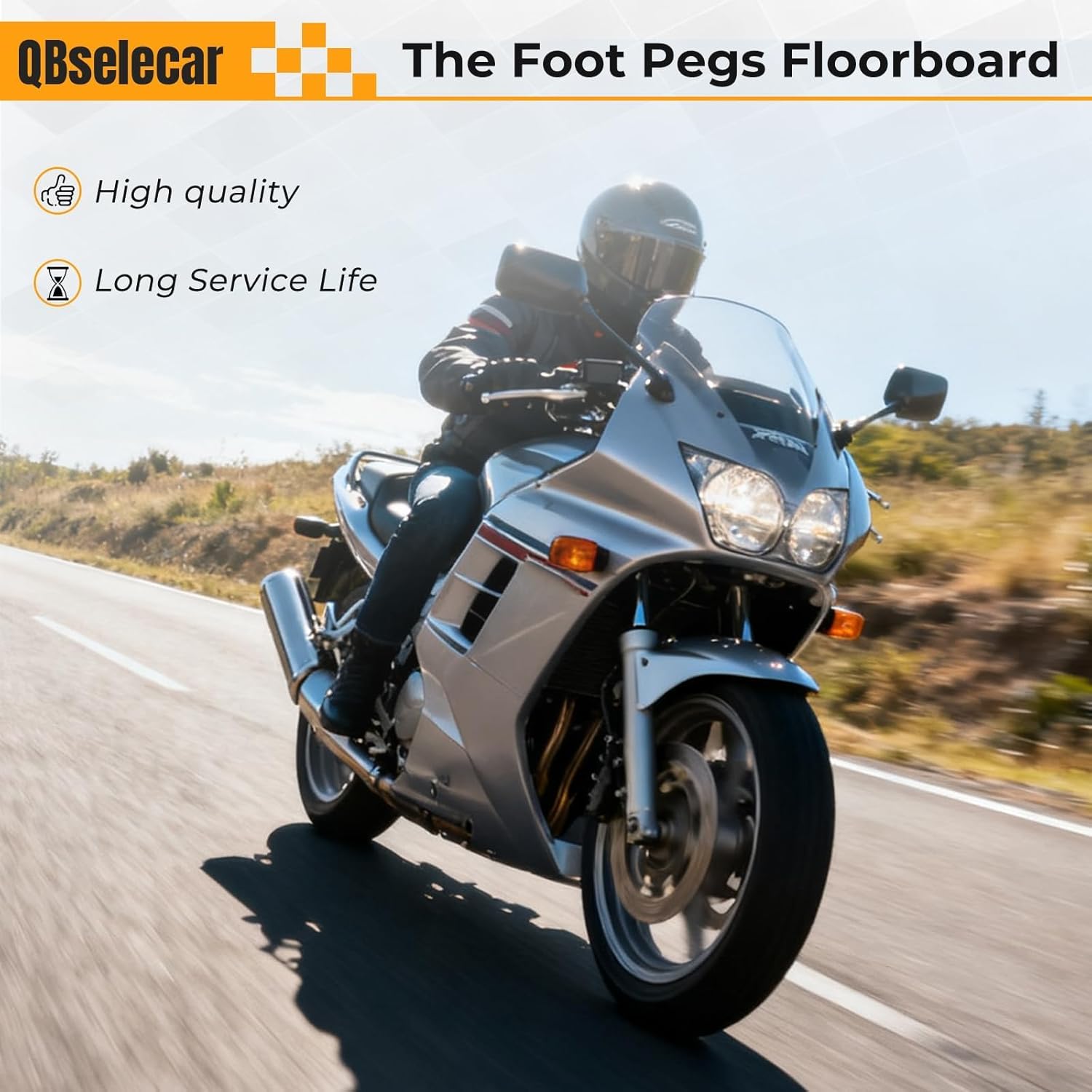 Motorcycle Passenger Foot Pegs Rear Passenger Compatible with Honda Magna VF250 VT250 VF750, Compatible with Yamaha V-STAR DragStar XVS400/600/650/650A, Virago XV125/250/400 1988-2013