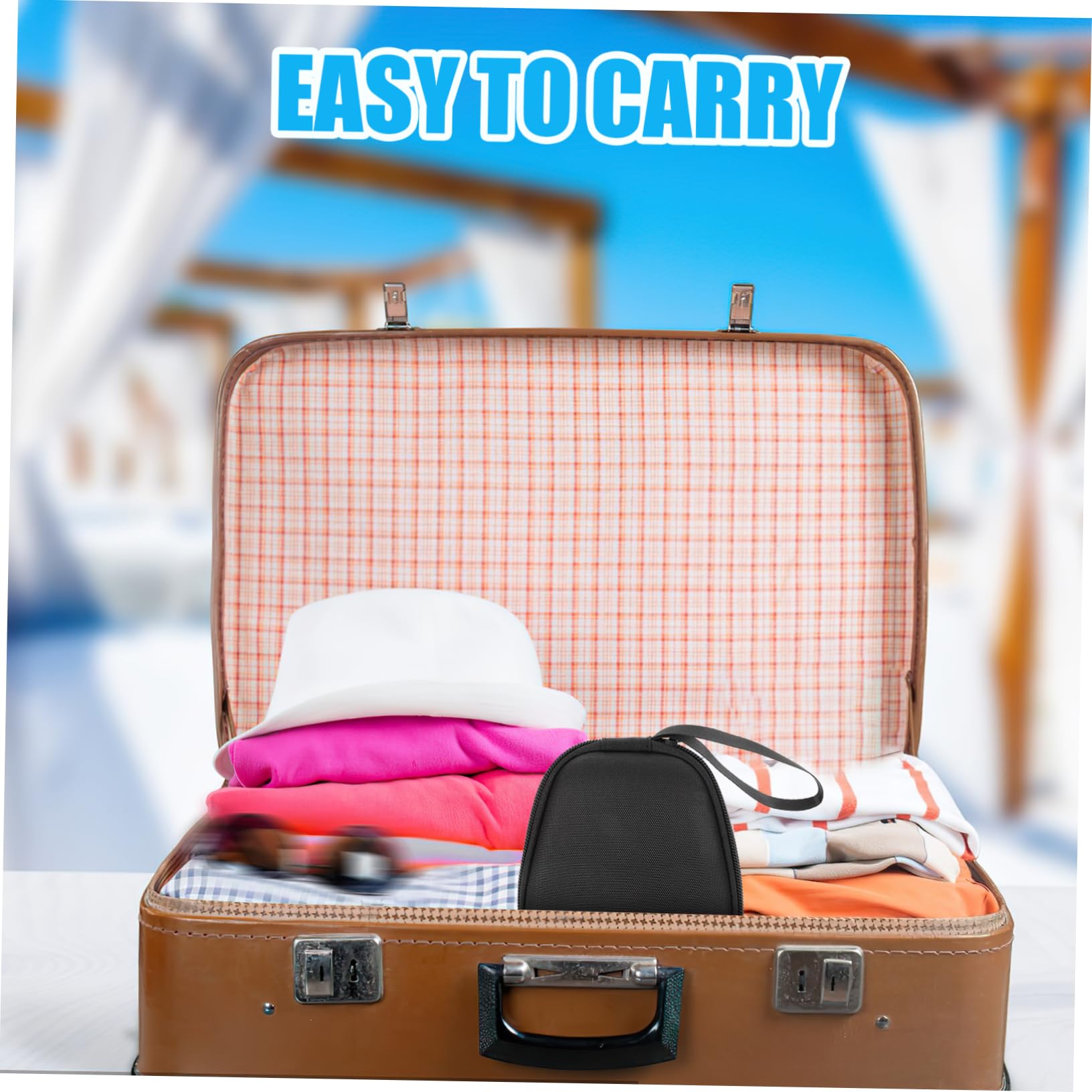 HOMSFOU 4pezzi Custodia Per Cuffie Conduzione Ossea Bag Di Stoccaggio Porta Auricolari e Compatta Organizzatore Per Accessori Da Viaggio e Uso Quotidiano