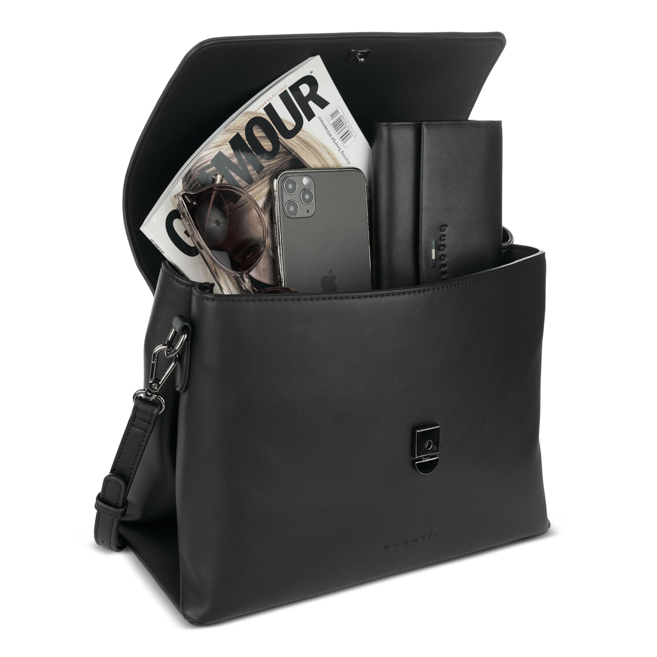 bugatti borsetta borsa a tracolla Ilva Ladies Bag Black nero