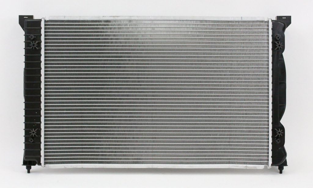 Radiator - Pacific Best Inc. Compatible/Replacement for 2823 05-09 Audi A4 A4/Quattro/S4 L4 2.0L - With Engine Oil Cooler, Plastic Tank Aluminum Core, 1-Row