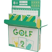 Golf Card Game | 5 Games in 1, Strategy Card Game for 28 Players | Includes 2 Decks, Scorecards & Pencils | Game Night Favorite, Golfer Gift, Great for Dads