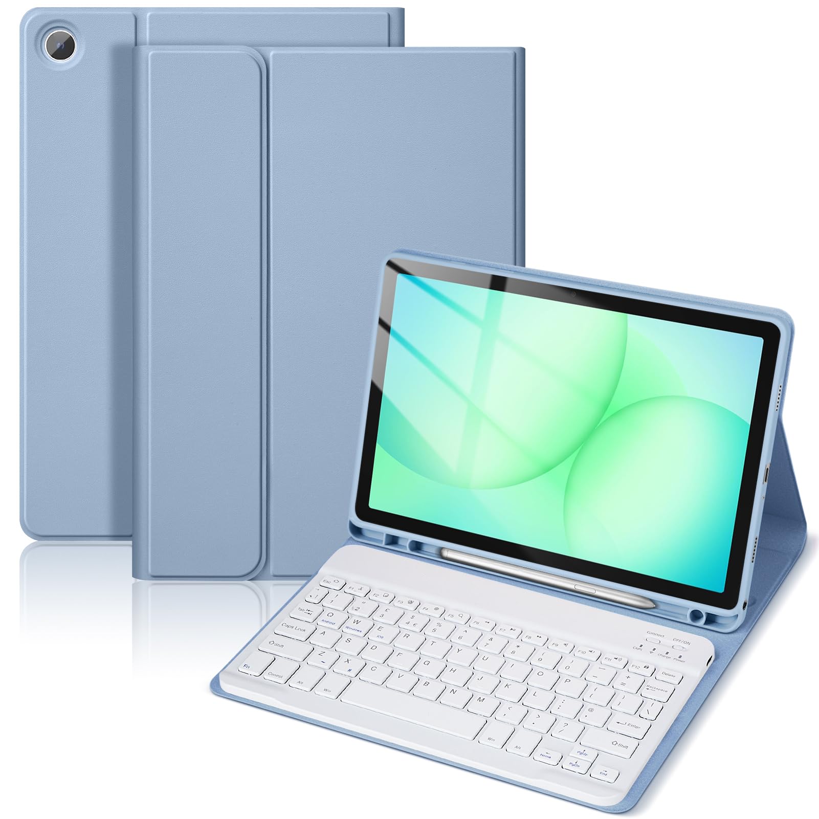 Funda teclado Samsung Galaxy Tab A11 Plus 2025 azul 11 pulgadas 8