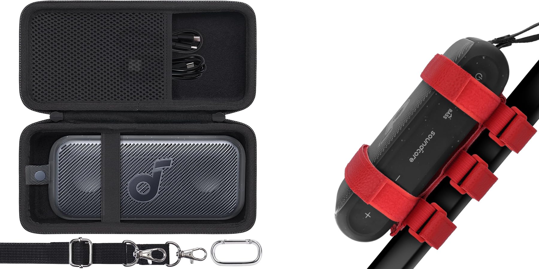 Amazon.com: co2CREA Soundcore Motion 300 Hard Case + Speaker Mount