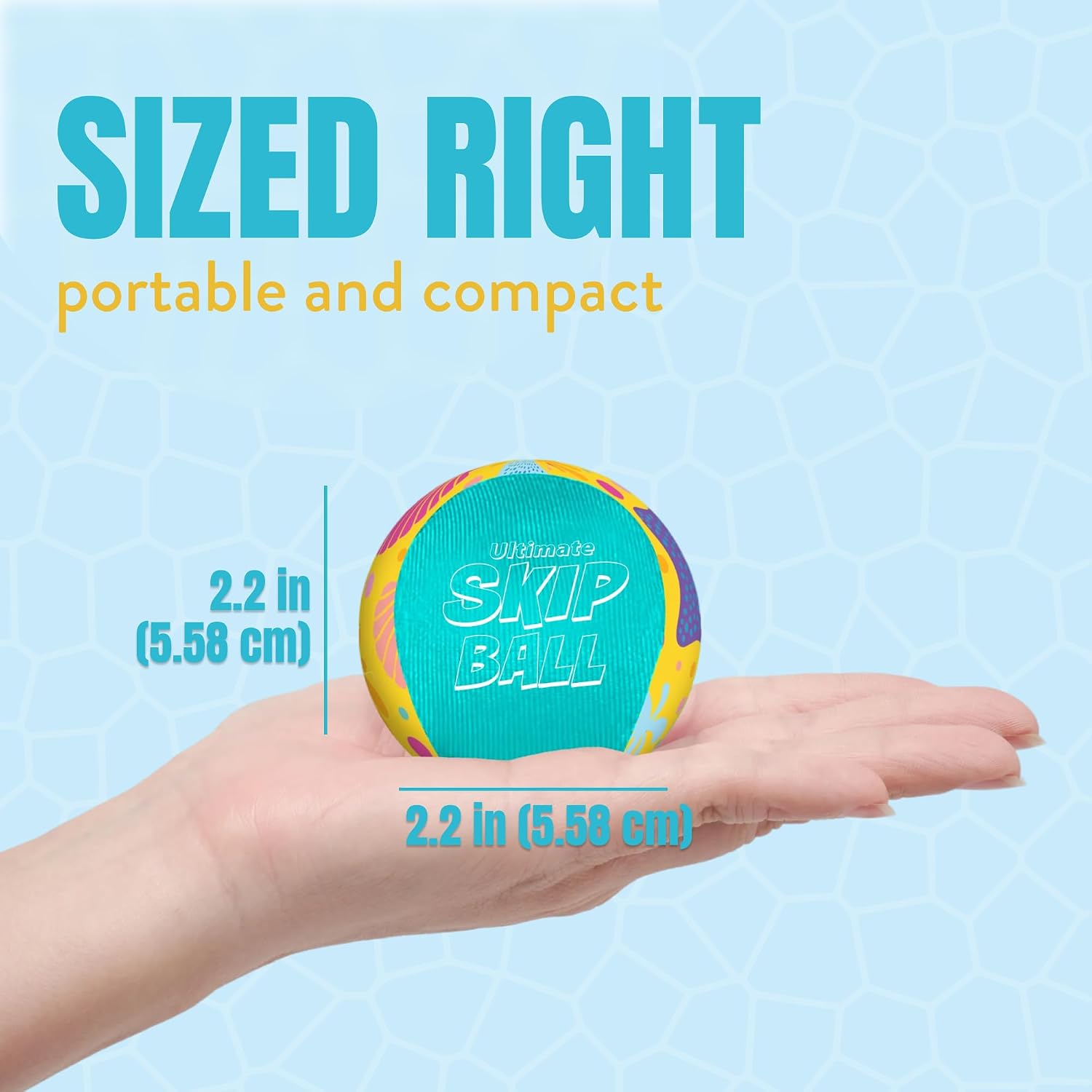 Activ Life The Ultimate Water Skip Balls, Water Bouncing Ball for Swimming Pool, Beach Toys for Friends, Family, Kids and Adults image 5