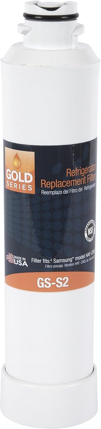 Gold Series GS-S2 Refrigerator Water Replacement Filter, Fits DA29-00020B, HAF-CIN/EXP, 46-9101
