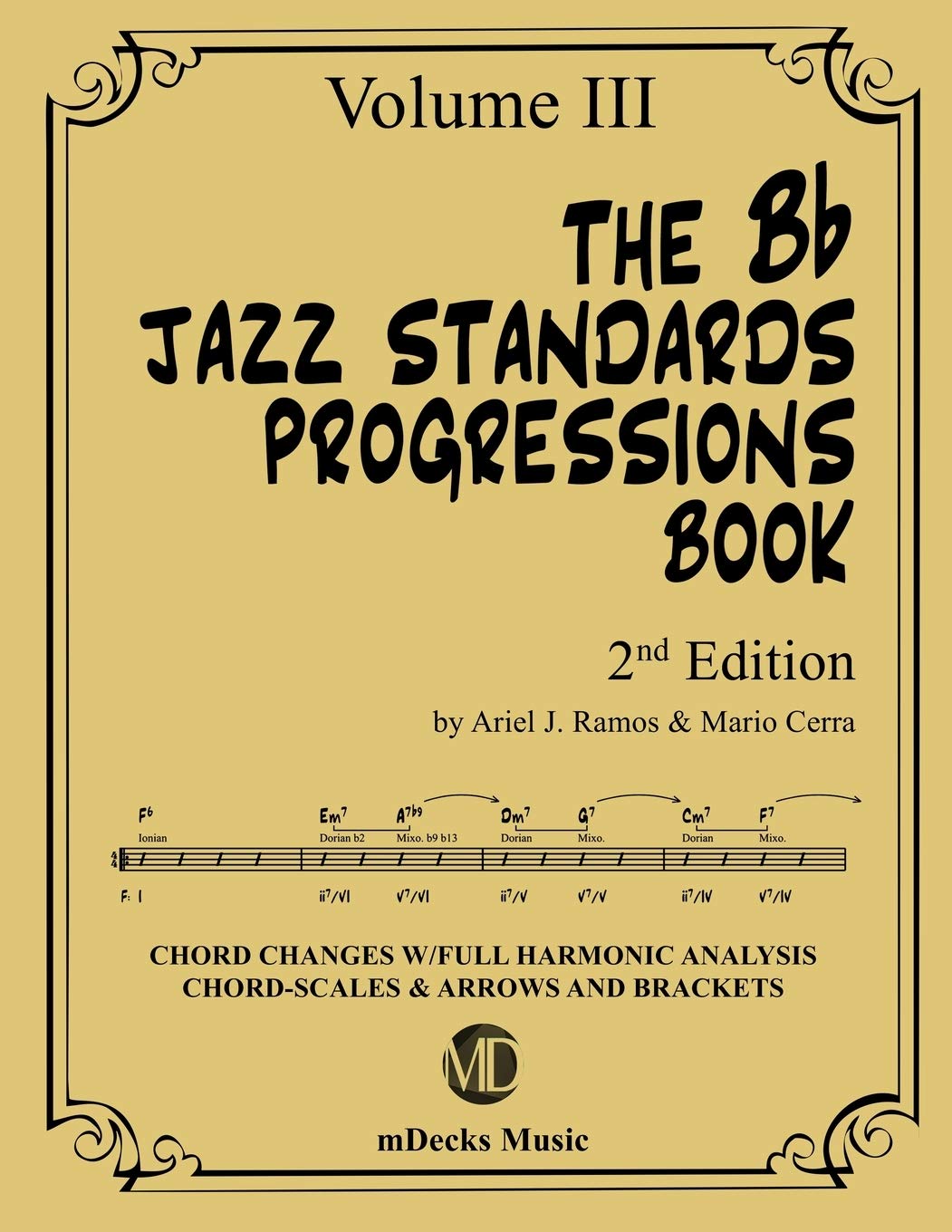 Livre Bb Jazz Standards Progressions Vol 3 avec analyse harmonique