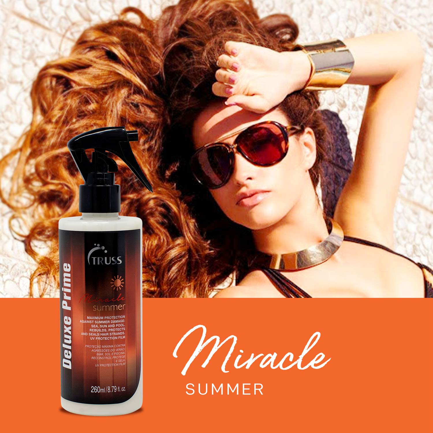 TRUSS Deluxe Prime Miracle Summer Treatment Bundle with Professional Miracle Hair Mask