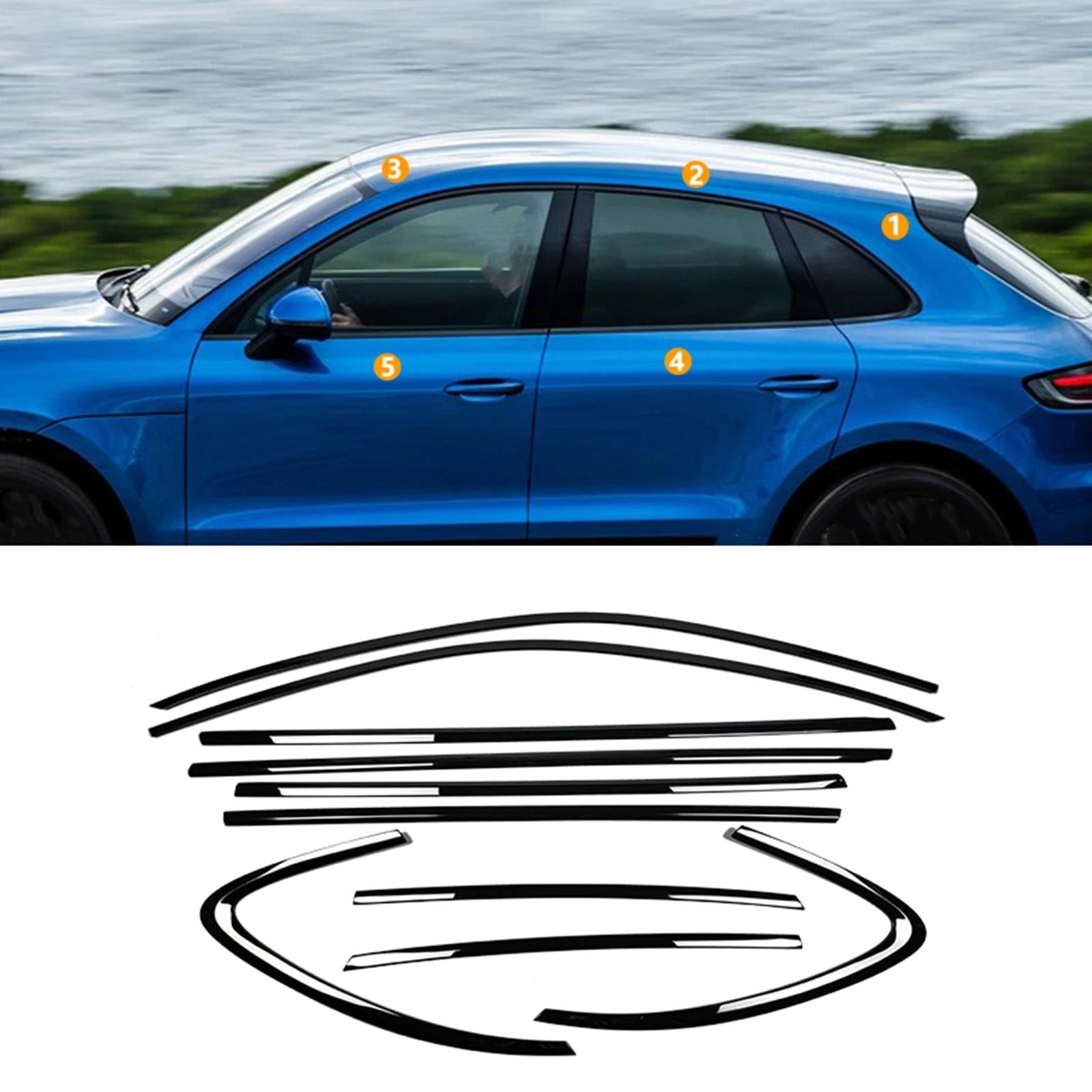 Autotürdichtung für Macan 2014-2025