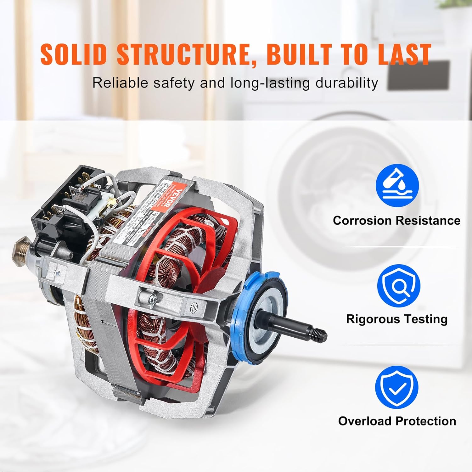 Close-up of the VEVOR 279827 Dryer Motor