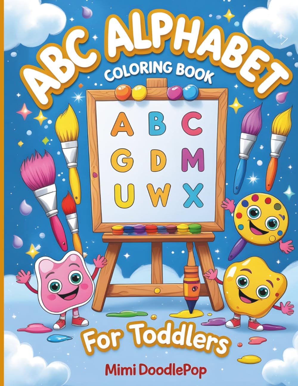 ABC Alphabet Coloring Book for Toddlers: Learn the English Alphabet with Fun Coloring Pages for Preschool Kids Ages 3–5