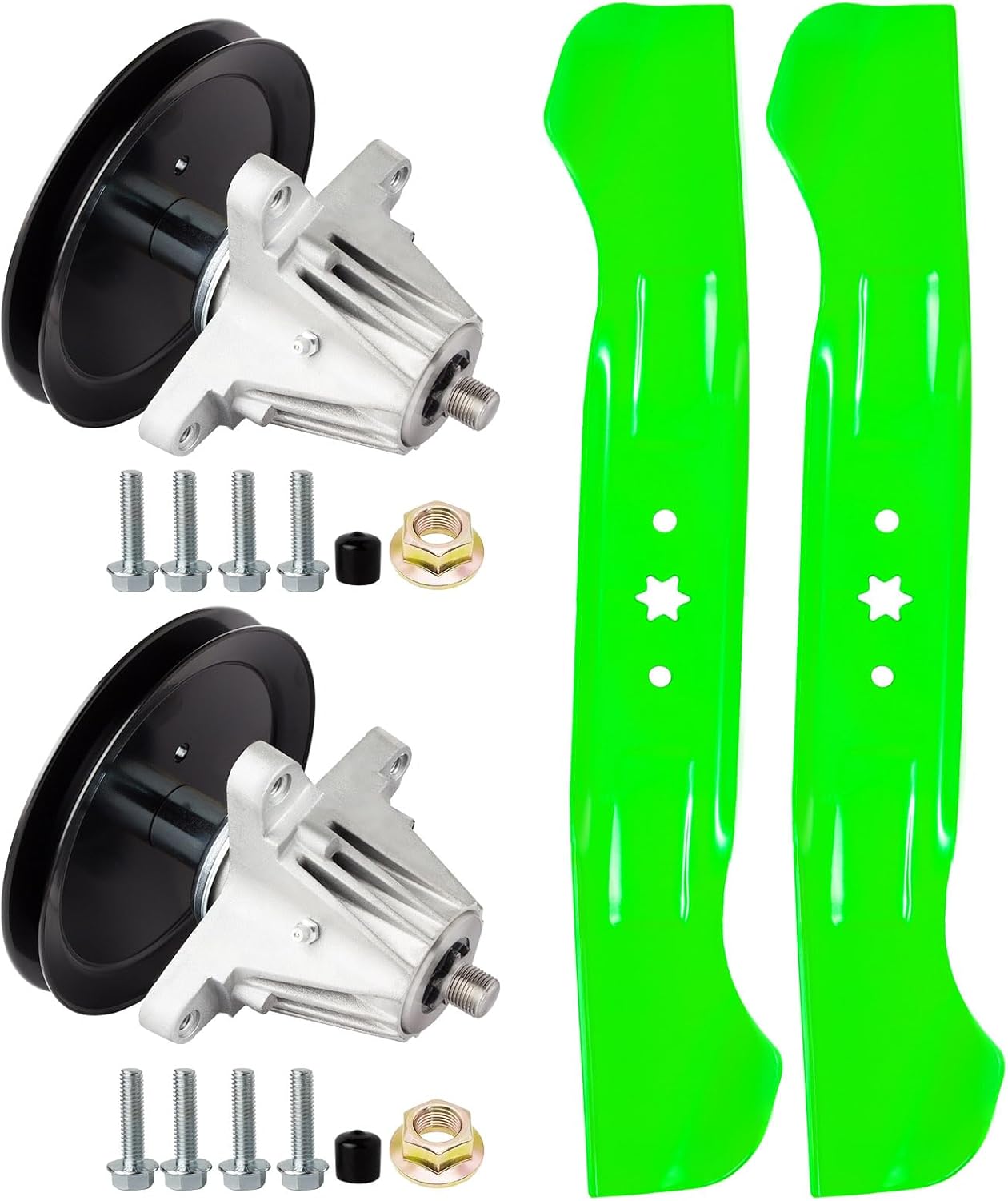 46 inch Deck Spindle Blade Rebuild Kit Fit for Cub Cadet XT1-LT46 XT2-LX46 Craftsman MTD T240 T225 T8200 T8600 T3100 T2800 Lawn Mower Replaces 918-06977 618-06977 918-06977A 742-04290 942-04244