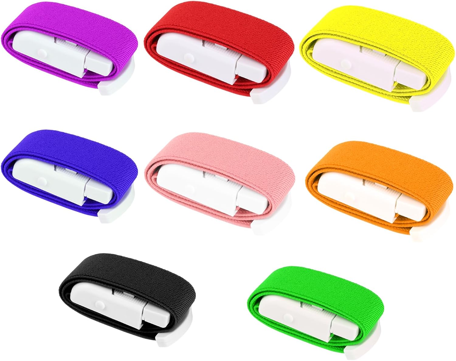 9PCS Tourniquets for Nurses, Adjustable Tourniquet with Buckle, Quick