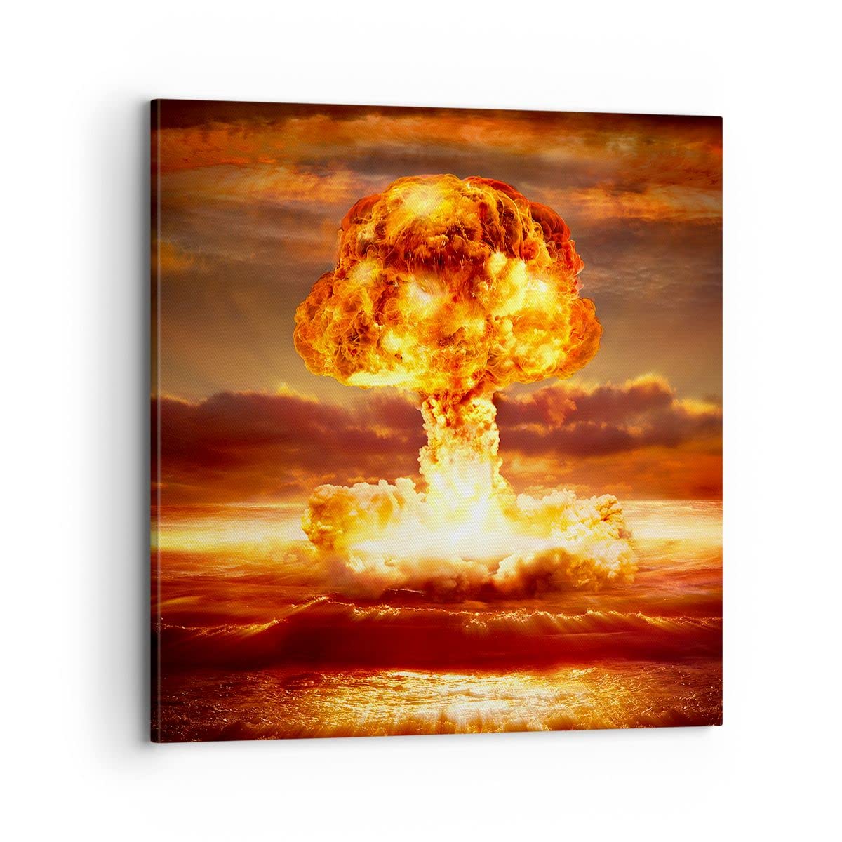 Vue Du Champignon D'explosion De Bombe Nucléaire Apocalyptique | Photo