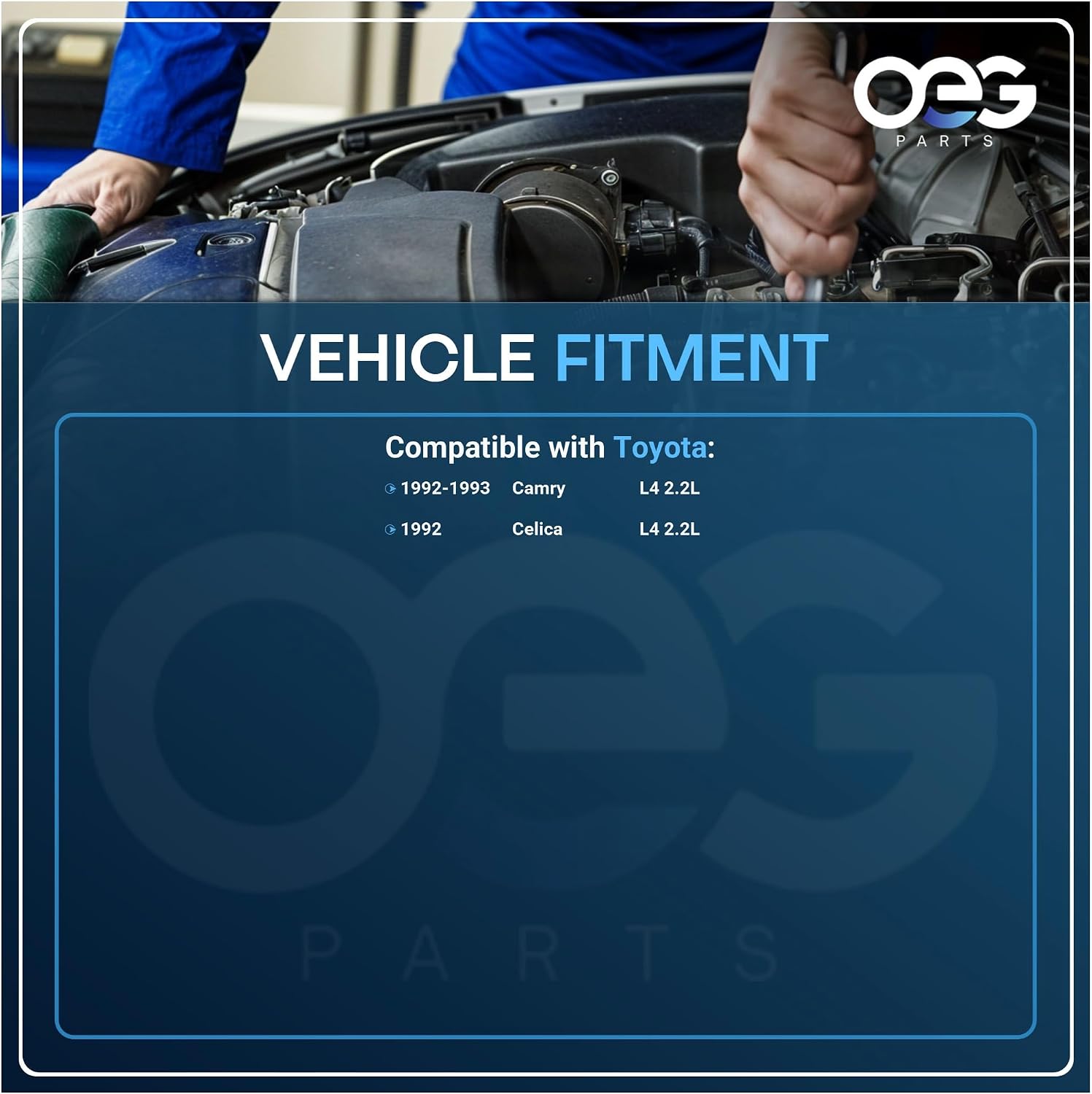 OEG Parts New Alternator Compatible With Toyota Camry 2.2L 1992 1993 92 93 2706003010, 2706003011, 1002118560, 1012115360, AND0015, 40052306