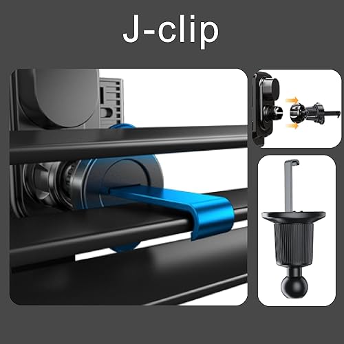 Miniatura 5 de Soporte de teléfono celular cargador inalámbrico para automóvil, soporte de teléfono de sujeción automática de 15 W para tu automóvil compatible con