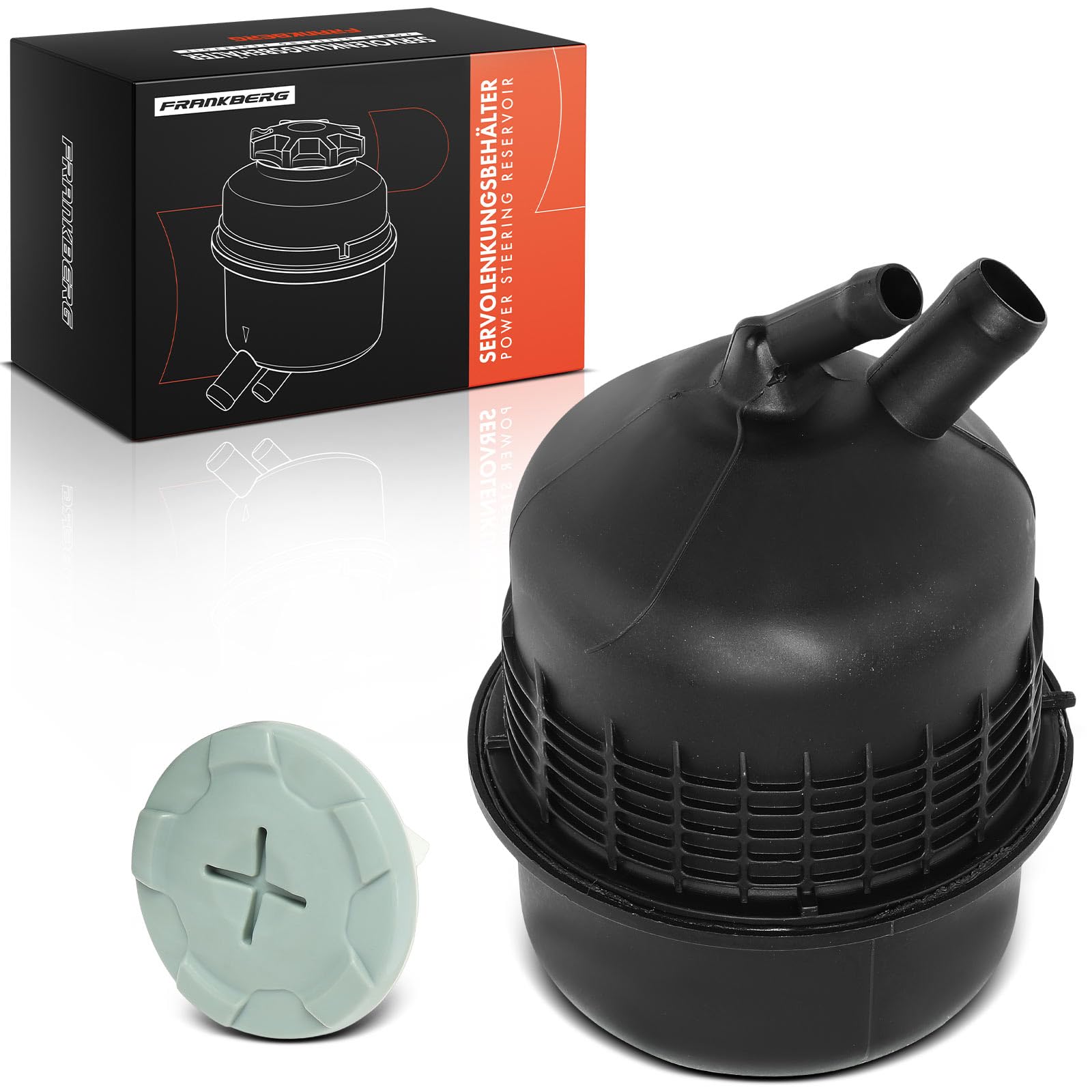 Frankberg Serbatoio di compensazione Serbatoio olio lato anteriore Compatibile con A4 8K2 A4 Allroad 8KH A4 Avant A5 8T3 A5 Cabriolet 8F7 A8 4H2 4H8 4HC 4HL Q5 8RB Replace# 4F0422371D