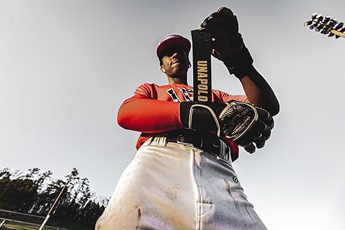 Miniatura 6 de Clutch Sports Apparel Unapologetic Pro Series - Guantes de bateo de cuero Cabretta, diseño para todo tipo de clima para béisbol y softbol, acolchado