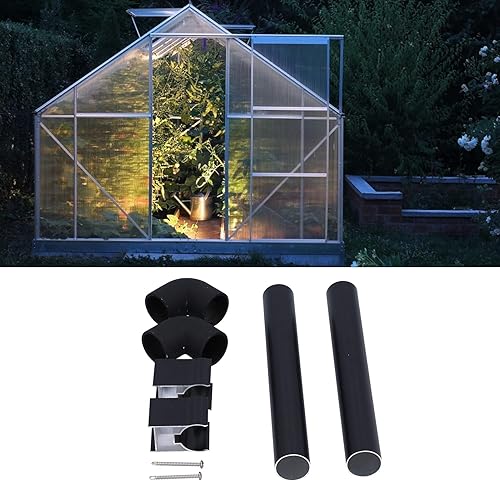 Miniatura 7 de Fydun 32mm Greenhouse Rainwater Gutter Water Butt Down Pipe Gutte Kits Greenhouse Supplies