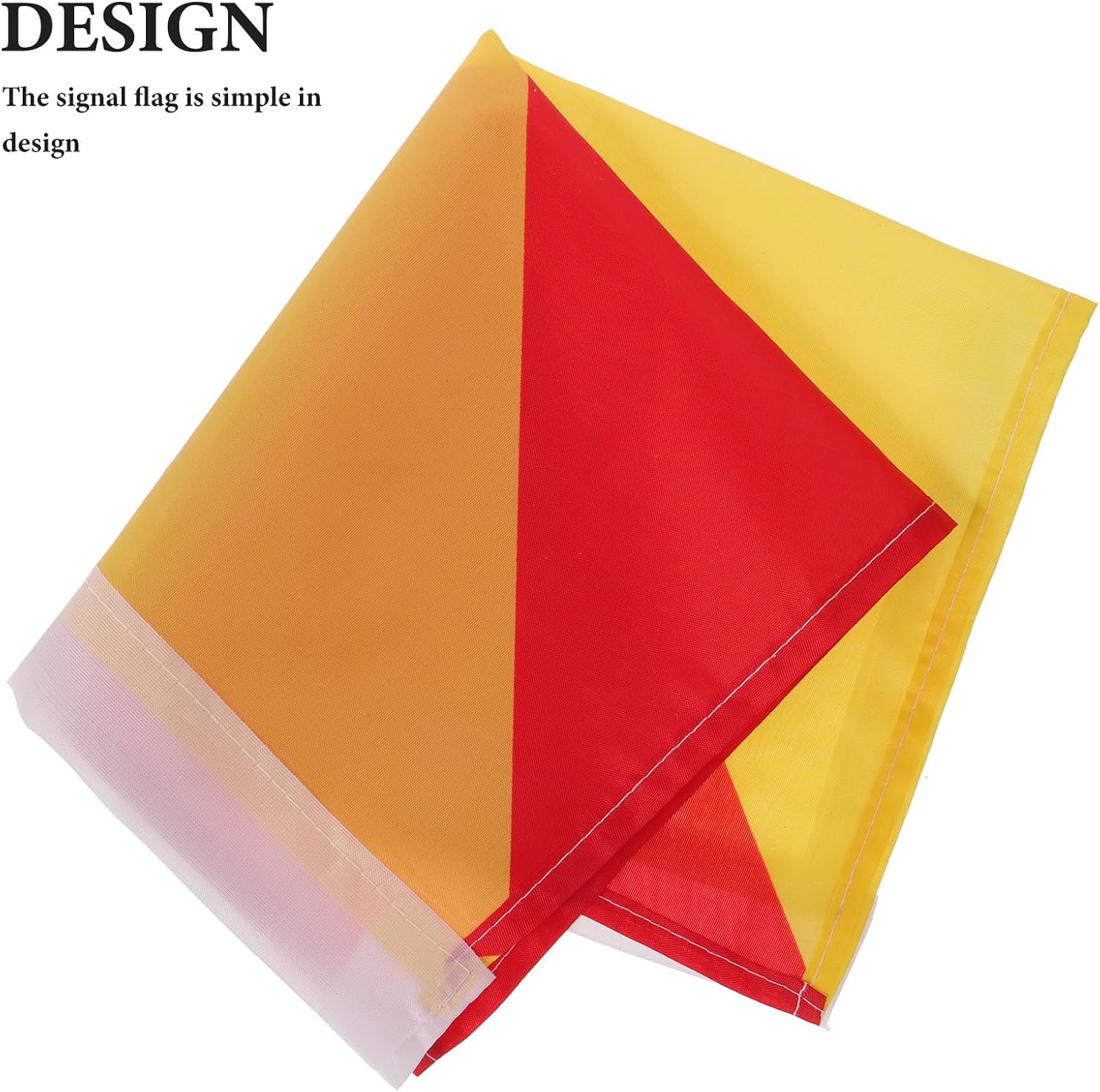2pcs Commanding Handheld Signal Flags for Army Signaling and Traffic Warning, Polyester Material with 50-60cm Poles, Portable Training and Safety Flags for Outdoor Use