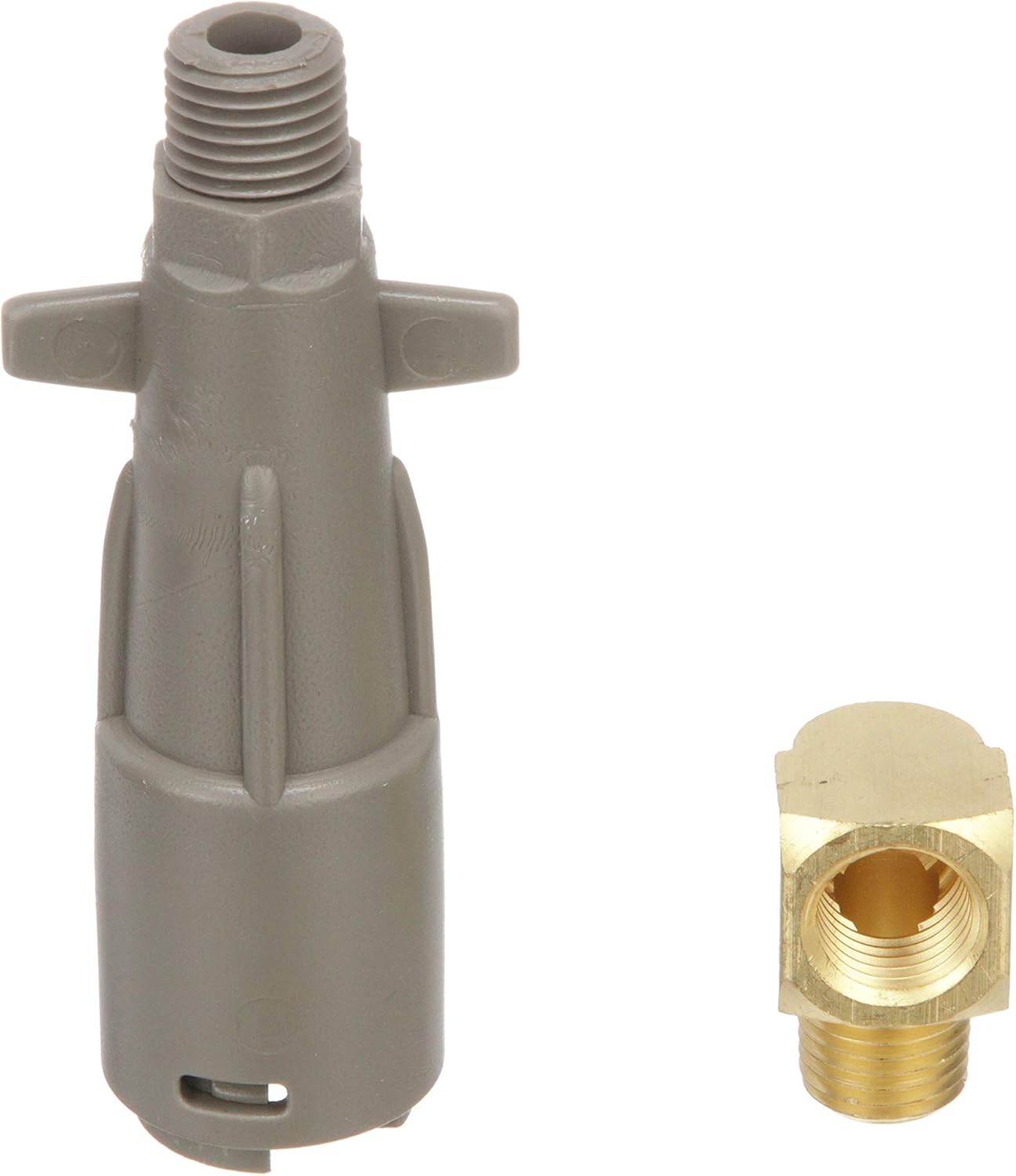 Attwood 8882-6 Mercury/Mariner Fuel Hose Fitting, Tank End, Twist-Lock Female, 1/4-Inch NPT Thread, Mates to 8892-6 and 14532-6