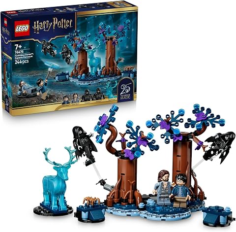 LEGO Harry Potter Yasak Orman: Expecto Patronum 76475 | 7 Yaş ve Üzeri Çocuklar için 2 Ruh Emici Figürü İçeren Oyuncak Yapım Seti, Hediye Fikri (244 Parça)