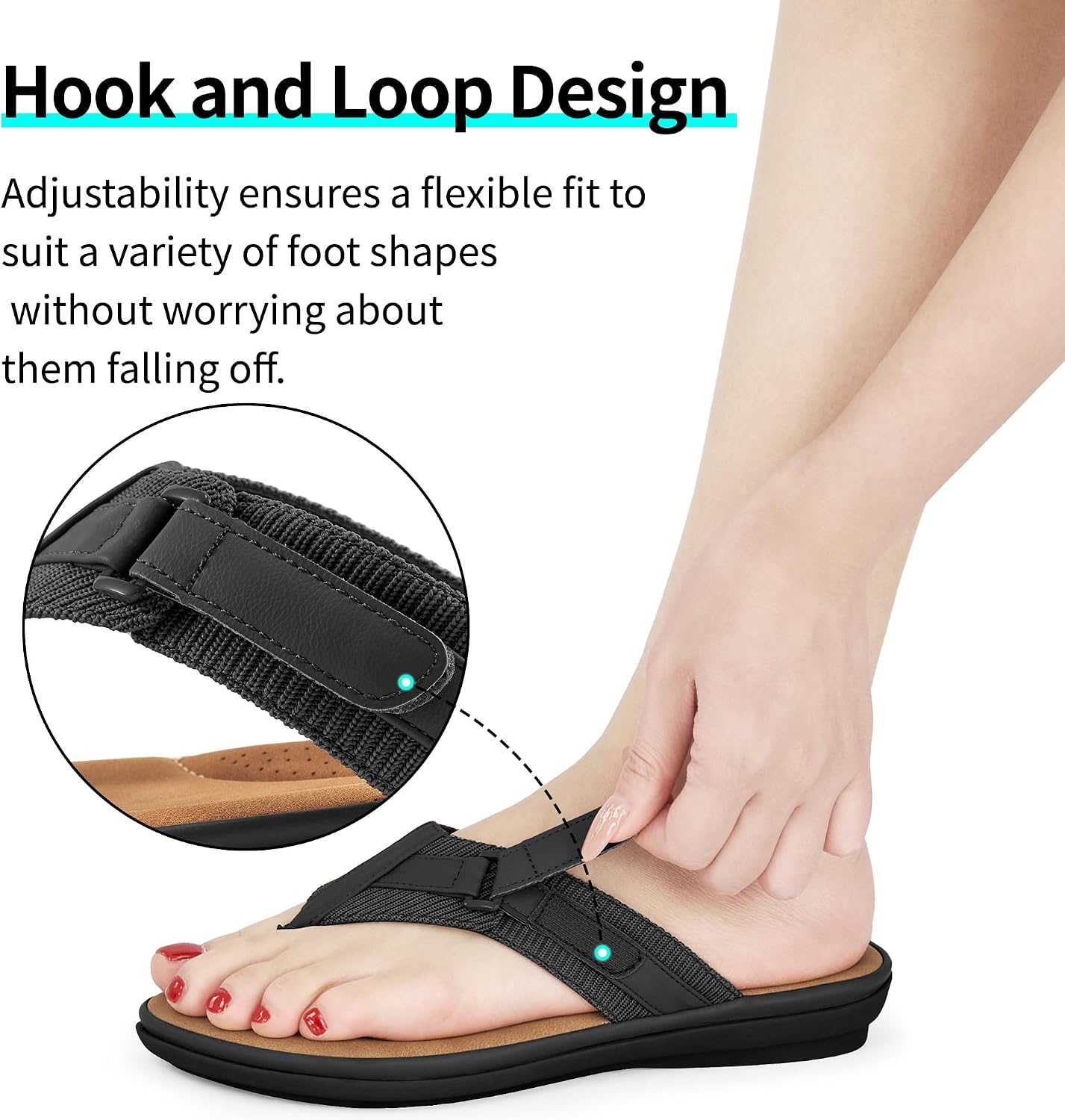 Reimferce Dressy Flip Flops for Women: Comfortable Summer Thong Sandals - Ladies Casual Walking Shoes