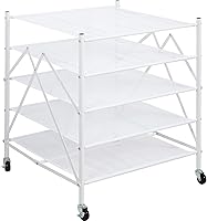 Vista 1 de STORAGE MANIAC Estante de secado de suéter, rejilla de secado de ropa de malla, estante de secado de ropa apilable, secadora plana para delicados