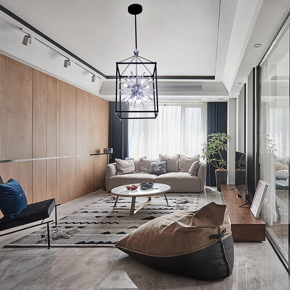 70% оƒƒ Dіѕсоunt OTTOSEA Industrial Design Black and Silver Chandelier ,Stainless Steel Crystal Pendant Lighting (9-Light Modern Globe with Crystals) and Industrial Metal Shade,Dia 23.5 inch,25W ,21.8H x 12W