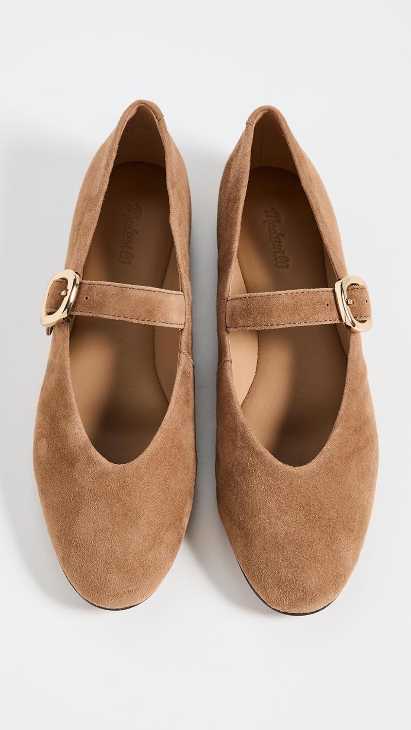 Madewell Womens Hera Suede Mary Jane