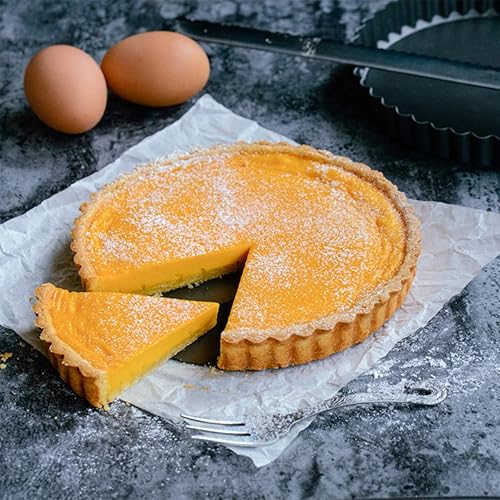 Miniatura 3 de Sartenes redondos de 11 y 9 pulgadas con 2 mini sartenes de 4 pulgadas. Parte inferior extraíble, revestimiento antiadherente, acero al carbono