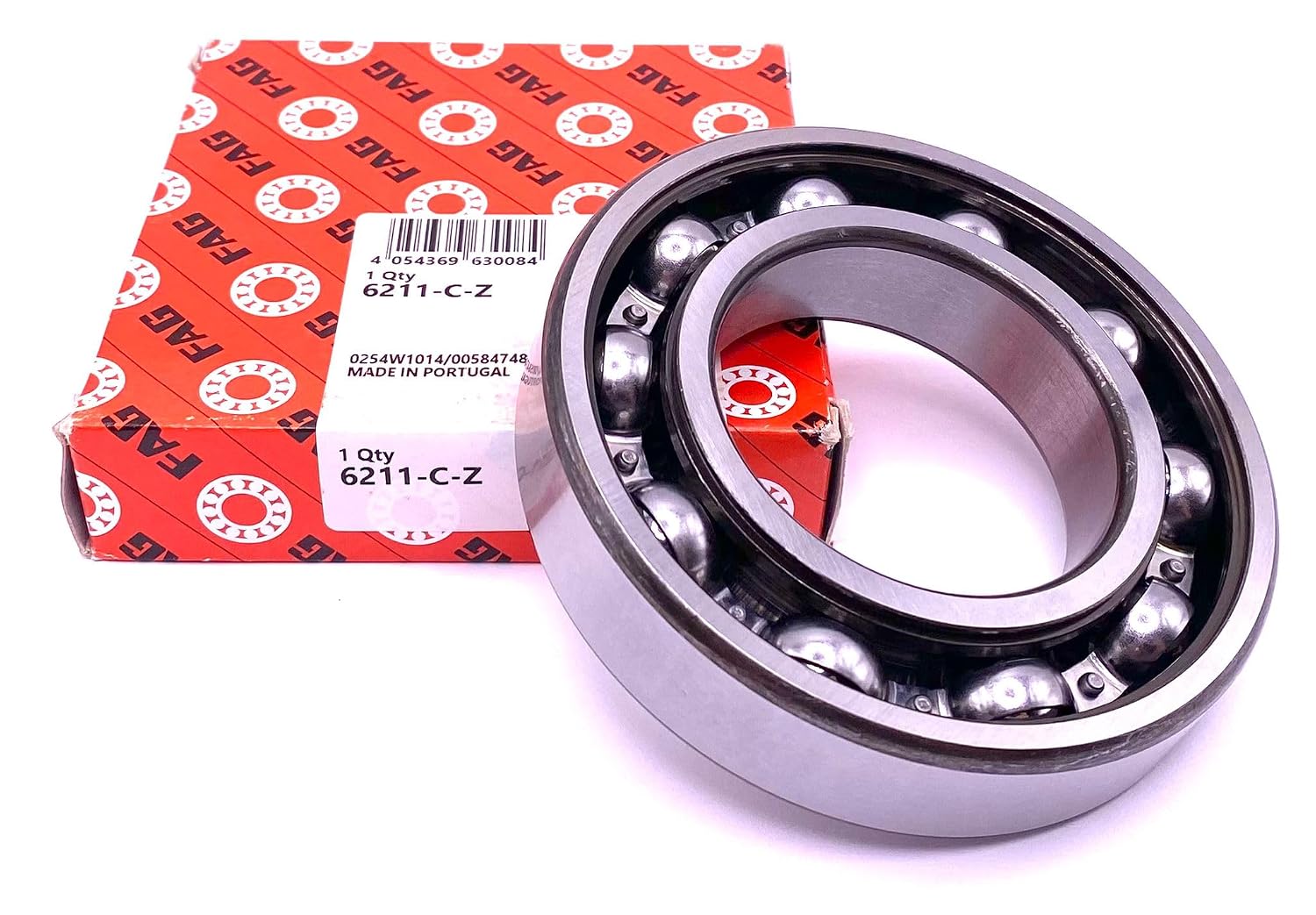 FAG 6211 C Z C3 Deep Groove Ball Bearing, Metal Shielded ONE Side 55x100x21 mm