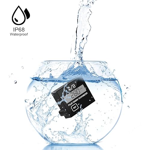 Miniatura 3 de Tacómetro digital  tacómetro de motosierra, medidor de tacón, pantalla digital, velocímetro de pulso para motosierra, generador de corte,