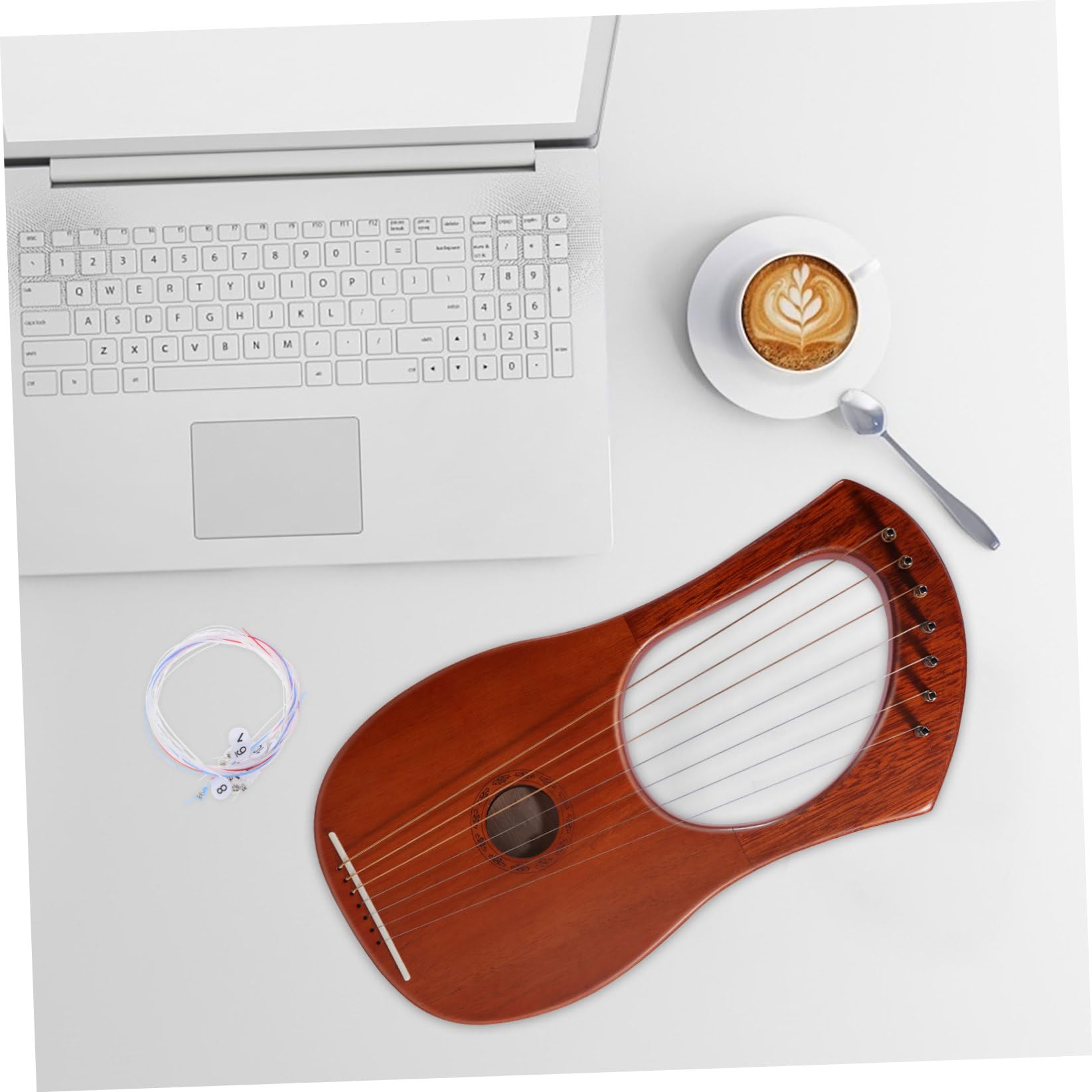 ibasenice 5juegos Cuerdas De Lyra De Nylon Marcadores Numéricos Accesorios De Reemplazo Para Instrumentos Musicales Cuerdas Resistentes y Duraderas