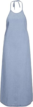 JACK & JONES JJXX JXANINE Denim Long Dress Kadın Elbise