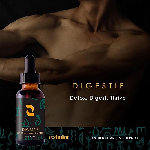 Miniatura 5 de Redmint Tintura de hierbas - Digestif - Suplemento de extracto de hierbas para revitalizar la salud intestinal y mejorar el sistema digestivo