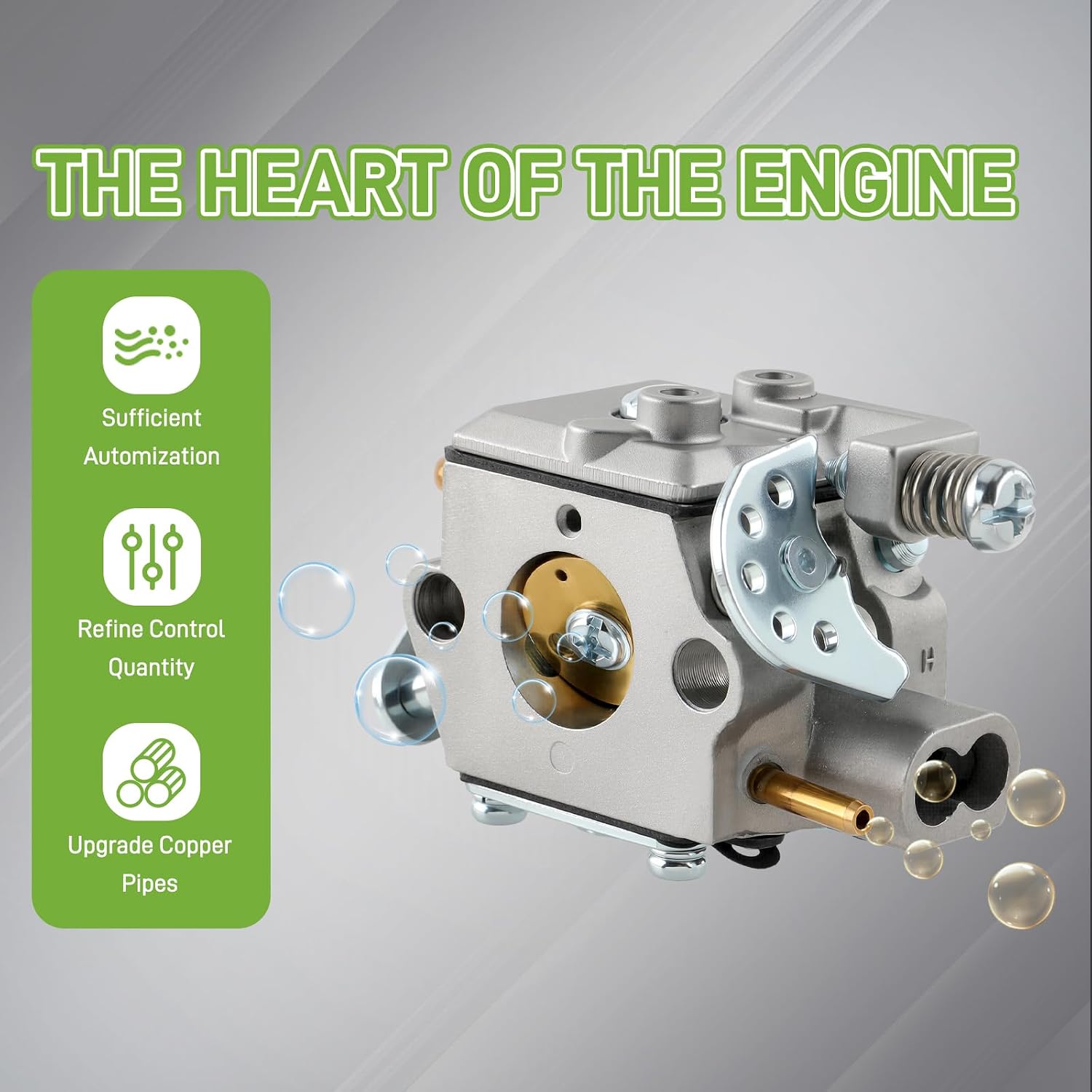 309376002 Carburetor for Ryobi RY3714 RY3716 Gas Chainsaw Carb with Primer Bulb Spark Plug Fuel Filter