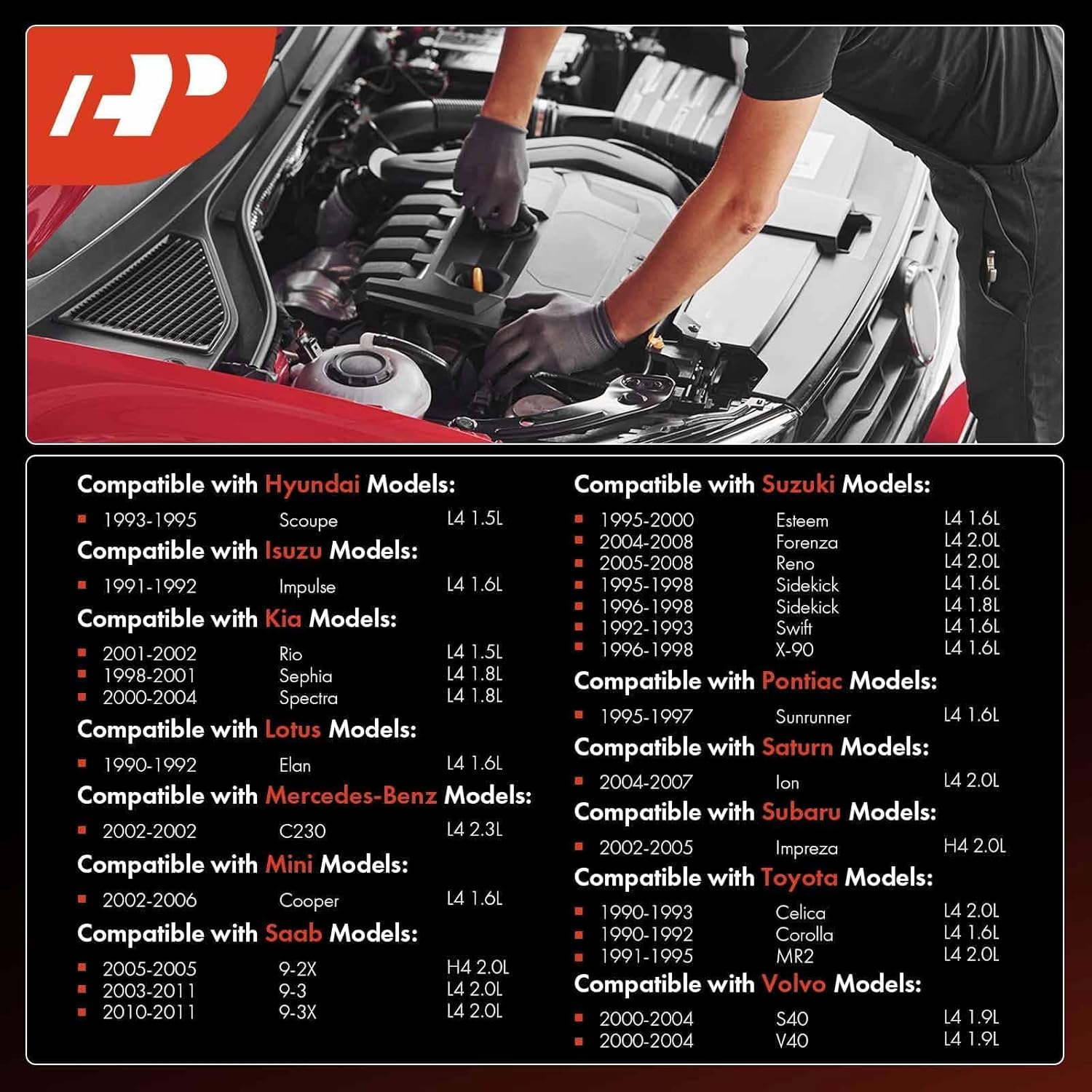 A-Premium Iridium Platinum Spark Plugs (Pack of 6) Compatible with BMW 320i & Mercedes-Benz C32 AMG & Nissan Pathfinder & Volkswagen Passat & Cadillac CTS & Volvo XC90 & Porsche 911