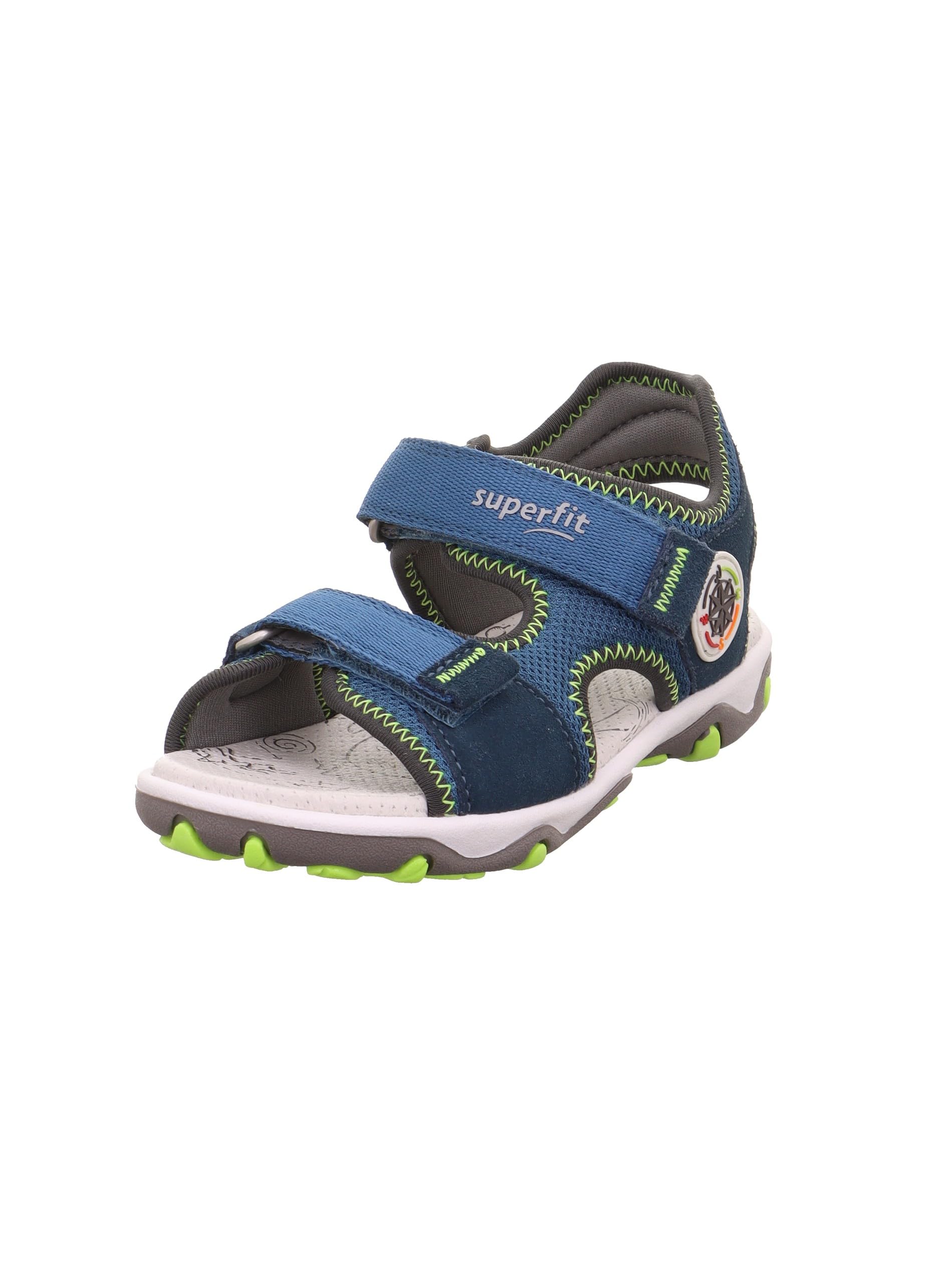 Superfit Mike 3.0 Sandals, Blue/Yellow 8030, 28 EU