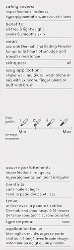 Miniatura 8 de Dermablend Flawless Creator - Base líquida multiusos para maquillaje, base ligera de cobertura completa, acabado natural, 1 onza líquida.