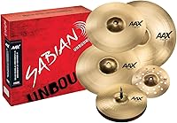 Vista 1 de SABIAN AAX - Paquete de platillos de alabanza y adoración, acabado brillante