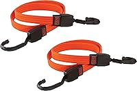 Vista 1 de Black+Decker BDX1011 - Correas elásticas planas de 36 pulgadas, color negro/naranja, paquete de 2