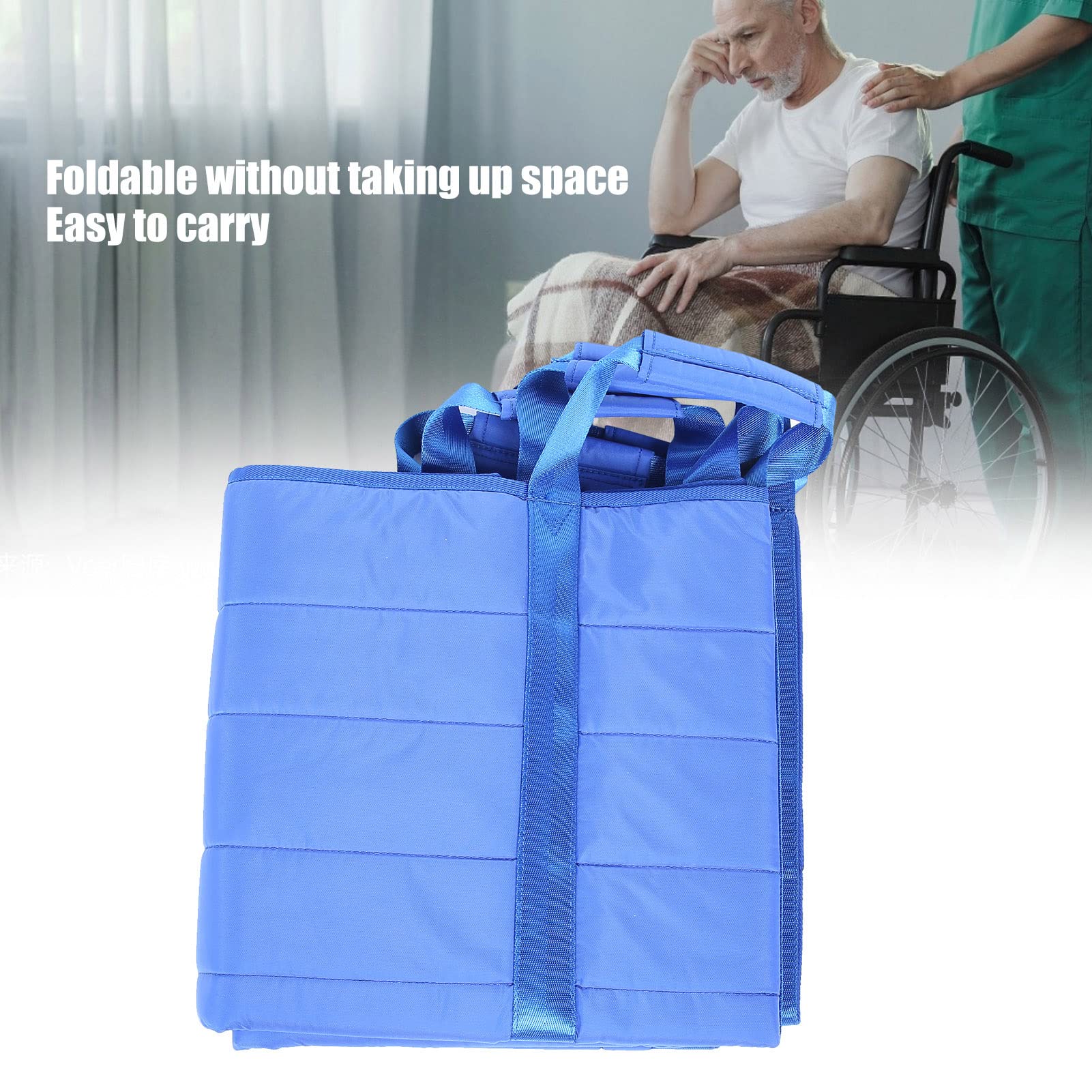 Sábanas de transferencia resistentes de 150 kg de capacidad, para cuidado del hogar, plegables, para rotar, levantar, reposicionar, para ancianos de incontinencia