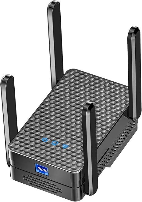 2026 WiFi 6 Extender Signal Booster, Longest Range up to 19980 sq.ft for Home, AX3000 Dual Band WiFi Repeater, Wireless Internet Extender with Gigabit Ethernet Port, 10X Faster Access Point, Onemesh