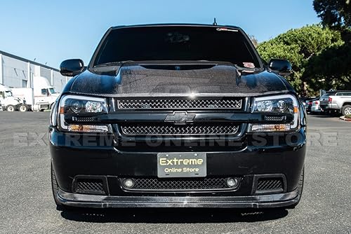 Miniatura 3 de Repuesto para Chevrolet Trailblazer SS 2006-2009 | Divisor de labio inferior de fibra de carbono para parachoques delantero