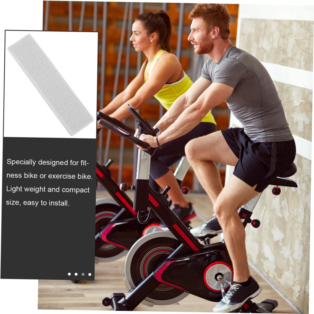 Lot de 6 Plaquettes de Frein en Feutre pour vélo d'exercice pour vélo de Fitness de Installation Facile Semelle antidérapante