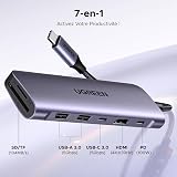 UGREEN Revodok 1071 Hub USB C HDMI 4K Lecteur de Carte SD TF PD 100W Multi Data Ports 5Gbps 7 en 1 Docking Station Compatible avec MacBook Neo iPad Pro Air Mac Mini M4 iPhone 17 Pro Max 16 15 Série - 2