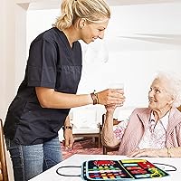 Vista 7 de Manta antiestrés para adultos con demencia, actividades de demencia para personas mayores, productos de demencia de Alzheimer para ancianos, tablero